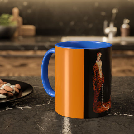 Leopard Queen Colorful Mugs – Wild Beauty & Art Deco Glamour