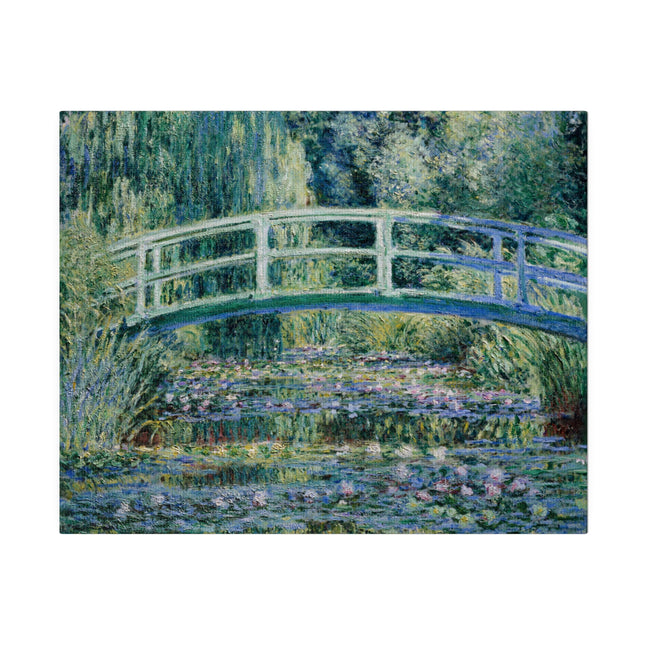 Water Lilies and Japanese Bridge by Claude Monet Matte Canvas, Stretched, 0.75"