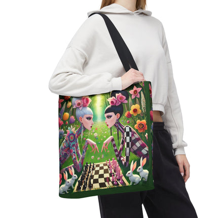 The Spring Gambit: A Fairy’s Move Tote Bag – Whimsical Chess & Spring Magic