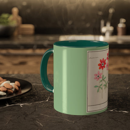 Anemoon, Anemone by Anselmus Boëtius de Boodt Colorful Mugs, 11oz