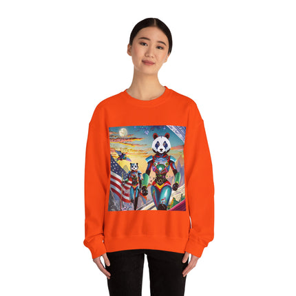 Cyber Punk Robots Unisex Heavy Blend™ Crewneck Sweatshirt