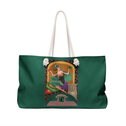 May & Emerald (from the Gem Series) by Sofia Chiostri Weekender Bag