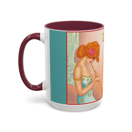 Heavenly Angel Duet Colorful Mugs (11oz, 15oz)