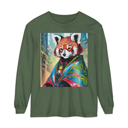 Cybernetic Red Panda Long Sleeve T-Shirt