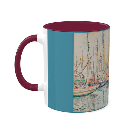 Groix by Paul Signac Colorful Mugs, 11oz