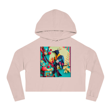 Curious Crow Women’s Cropped Hooded Sweatshirt