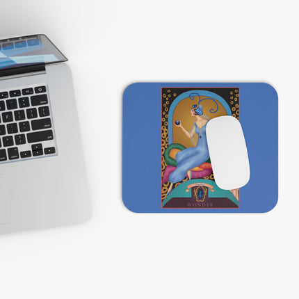 September & Sapphire (from the Gem Series) by Sofia Chiostri Mouse Pad, Rectangle
