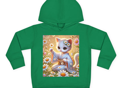 Daisy Chain Whimsy Toddler Pullover Fleece Hoodie