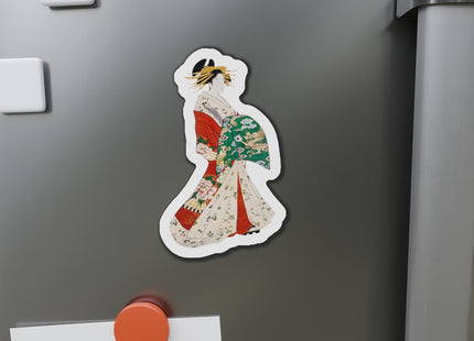 Japanese Woman by Hosoda Eishi Die-Cut Magnets (5 Sizes)