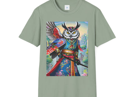 Cyberpunk Samurai Owl Softstyle T-Shirt