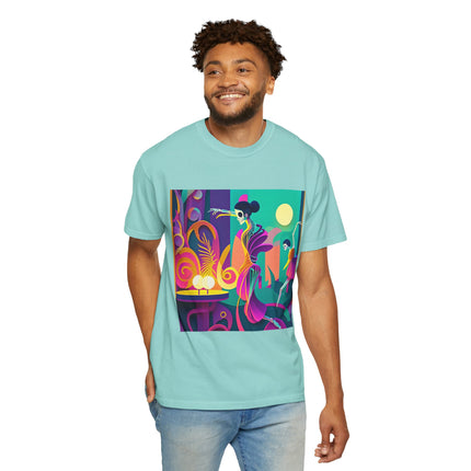 Dance of the Skeleton Ballerinas Unisex Garment-Dyed T-shirt