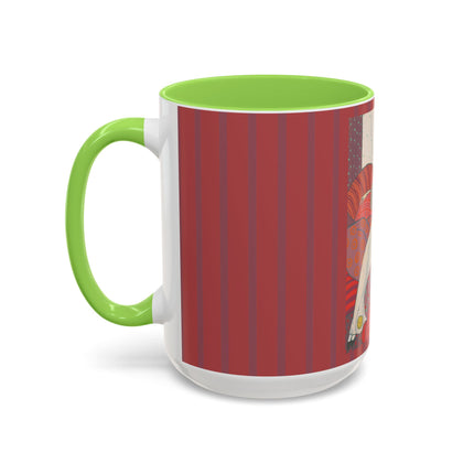 Les Coussins by Georges Lepape Colorful Mugs (11oz, 15oz)
