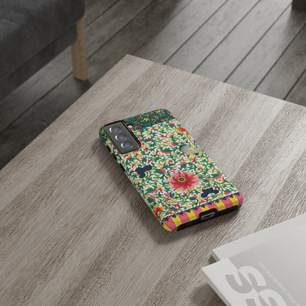 Colorful Floral Pattern by Owen Jones Phone Cases
