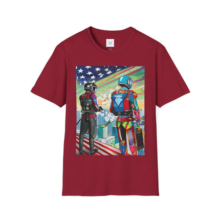 NSA Cyber Punk Computer Hacking Team Softstyle T-Shirt