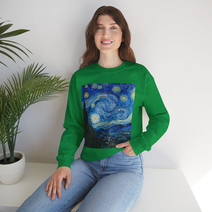 The Starry Night by Vincent Van Gogh Heavy Blend™ Crewneck Sweatshirt
