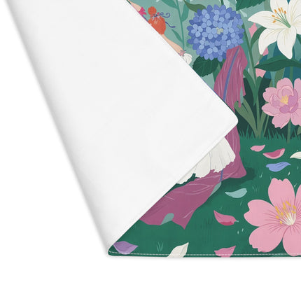 💎🌸 The Lady Of The Jeweled Garden Placemat – Art Deco Floral Elegance