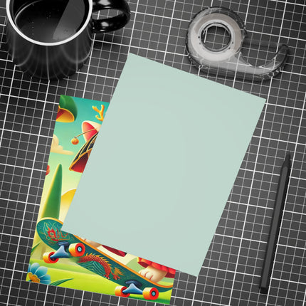 Dragon Dance on Wheels Postcard Bundles (envelopes included) - Bundles of 10, 30, 50 Pieces