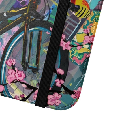 🐸🚵 Cyberpunk Frog Flip Case – High-Tech Adventure & Neon Velocity