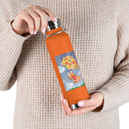 Flight of Blossoms Copper Vacuum Insulated Bottle, 22oz