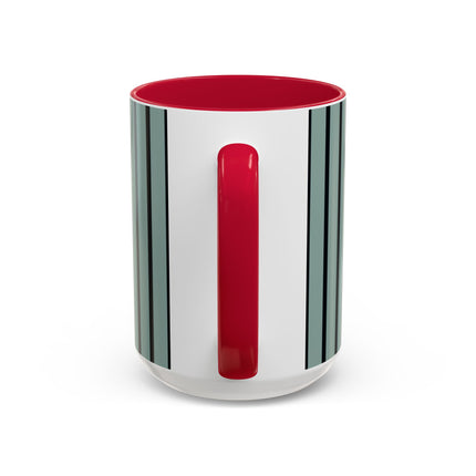 Red Sled & Curious Cats Colorful Mugs (11oz, 15oz)