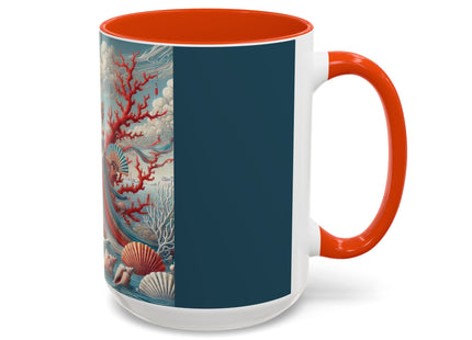 Ladies by the Quiet Sea Colorful Mugs (11oz, 15oz)