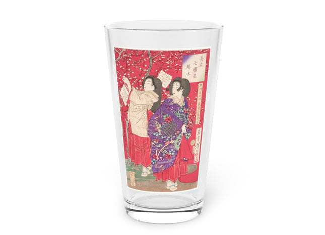 Wood for the Plum Tree by Tsukioka Yoshitoshi Glass, 16oz
