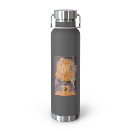 November & Topaz (from the Gem Series) by Sofia Chiostri Copper Vacuum Insulated Bottle, 22oz