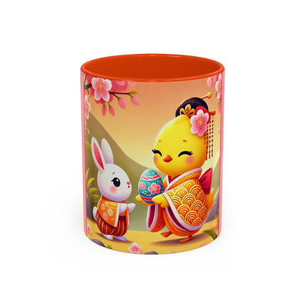 Whimsical Springtime Exchange Colorful Mugs (11oz, 15oz)