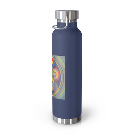 Rythme No. 1 by Robert Delaunay Copper Vacuum Insulated Bottle, 22oz