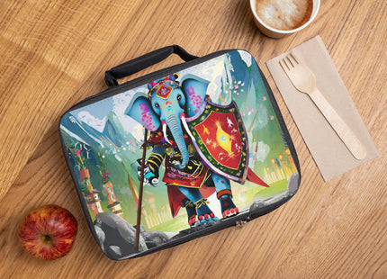 Cyberpunk Elephant Lunch Bag