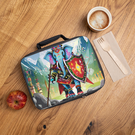 Cyberpunk Elephant Lunch Bag