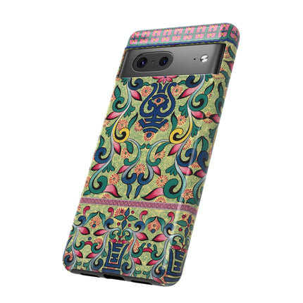 Colorful Flower Pattern by Owen Jones Phone Cases