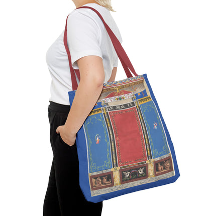 Trompe L’Oeil Designer Tote Bag – Columns, Swans and Vases (AOP)