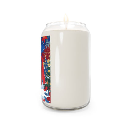 🎭❄️ The Christmas Masquerade Lady Scented Soy Candle – Art Deco Holiday Fantasy