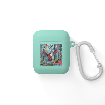 A Colorful Raptor AirPods Case Cover
