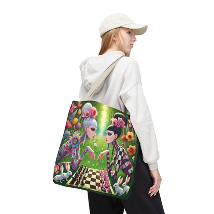 The Spring Gambit: A Fairy’s Move Tote Bag – Whimsical Chess & Spring Magic