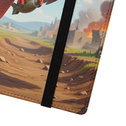 🐦✈️ The Cardinal Dive Bomber Flip Case – Bold Flight & Fearless Adventure
