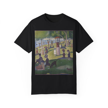 A Sunday on La Grande Jatte by Georges Seurat Unisex Garment-Dyed T-shirt