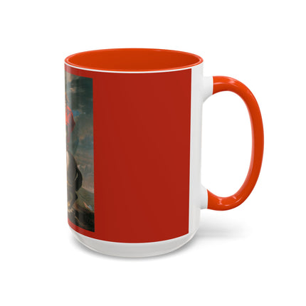 Napoleon Crossing the Alps by Jacques-Louis David Colorful Mugs (11oz, 15oz)