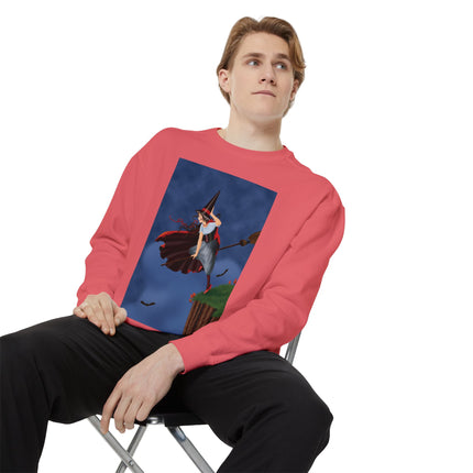 The Enchanted Witch Unisex Garment-Dyed Sweatshirt