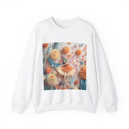 Dahlia Fairy Unisex Heavy Blend™ Crewneck Sweatshirt