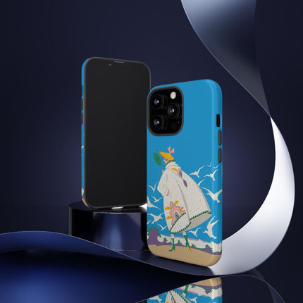 Seaside Wanderer Phone Case – Whimsical Charm & Coastal Delight