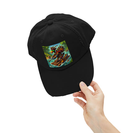 The Daring Drake Unisex Distressed Cap