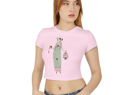 Illustrated Elegance – Parisian Fashion Tee