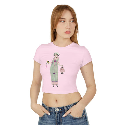 Illustrated Elegance – Parisian Fashion Tee