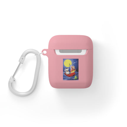 Moonlit Voyage – Owl and Pussycat Adventure AirPods Case