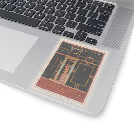 The most beautiful walls in Pompeii Pl.04 by Victor Steeger Kiss-Cut Stickers (4 Sizes)