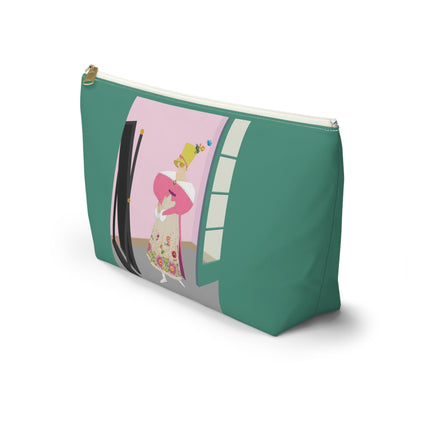 The Yellow Hat Cosmetic Bag – Whimsical 1920s Vogue Elegance