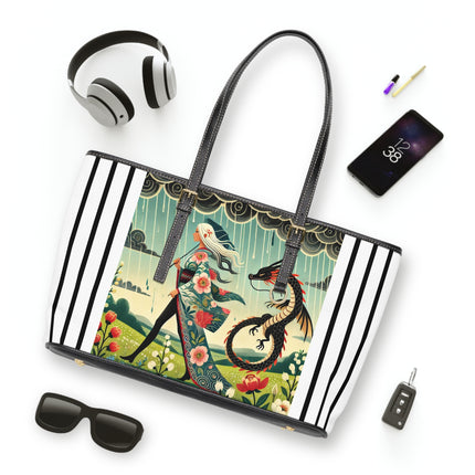 The Dragon Fairy’s Stride PU Leather Shoulder Bag