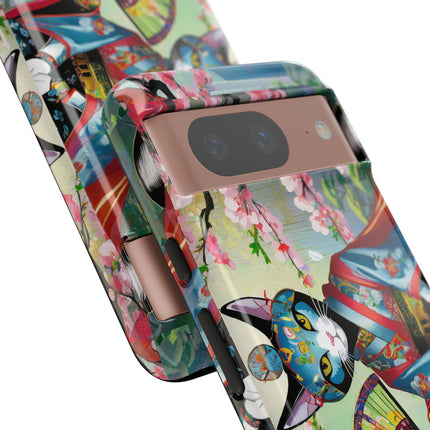 Cyberpunk Geisha Phone Cases